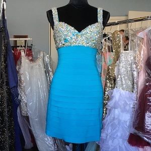 Sherri Hill Bandage Dress
